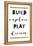 Build Explore Play Dream-Jennifer McCully-Framed Stretched Canvas