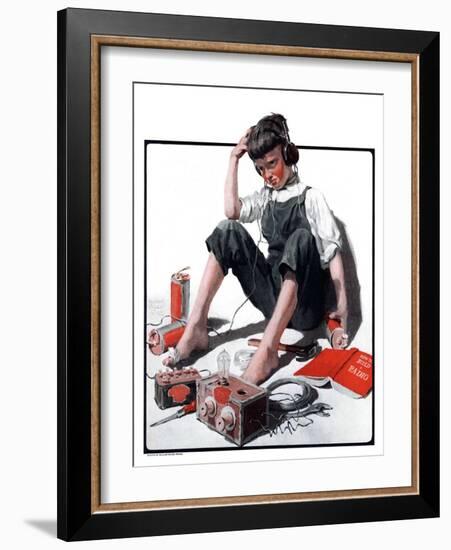 "Build Your Own Radio,"August 16, 1924-William Meade Prince-Framed Giclee Print