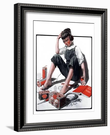 "Build Your Own Radio,"August 16, 1924-William Meade Prince-Framed Giclee Print