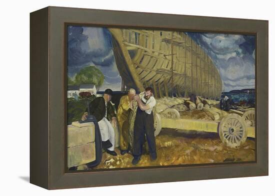 Builders of Ships, 1916-George Wesley Bellows-Framed Premier Image Canvas