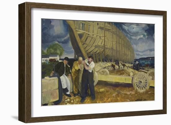 Builders of Ships, 1916-George Wesley Bellows-Framed Giclee Print