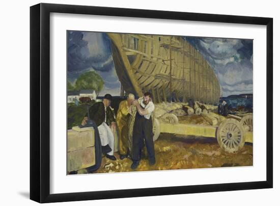 Builders of Ships, 1916-George Wesley Bellows-Framed Giclee Print