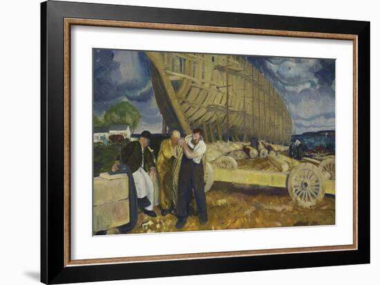 Builders of Ships, 1916-George Wesley Bellows-Framed Giclee Print