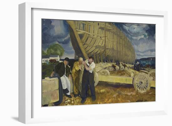 Builders of Ships, 1916-George Wesley Bellows-Framed Giclee Print