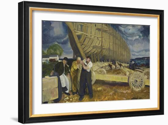 Builders of Ships, 1916-George Wesley Bellows-Framed Giclee Print