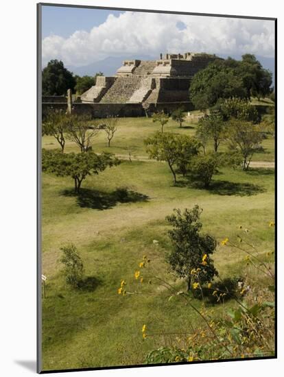 Building 5, the Ancient Zapotec City of Monte Alban, Unesco World Heritage Site, Oaxaca-R H Productions-Mounted Photographic Print