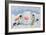 Building a Snowman-David Cooke-Framed Giclee Print