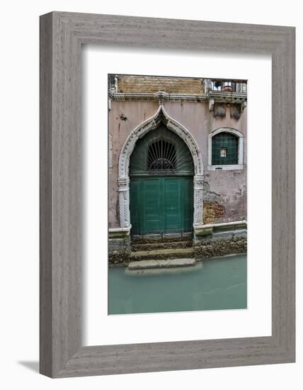 Building and Doorways Along the Many Canals of Venice, Italy-Darrell Gulin-Framed Photographic Print