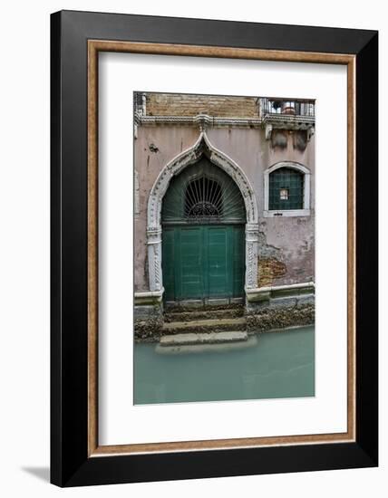Building and Doorways Along the Many Canals of Venice, Italy-Darrell Gulin-Framed Photographic Print