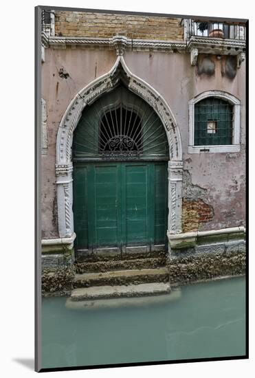 Building and Doorways Along the Many Canals of Venice, Italy-Darrell Gulin-Mounted Photographic Print