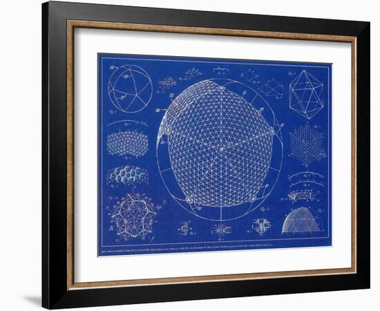 Building Construction/Geodesic Dome, 1951-Science Source-Framed Giclee Print