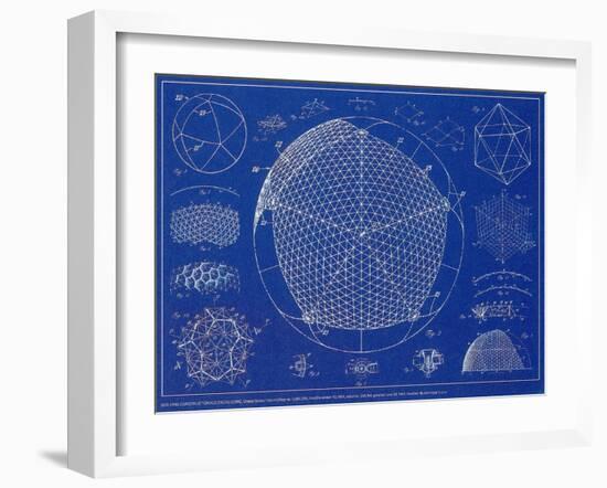 Building Construction/Geodesic Dome, 1951-Science Source-Framed Giclee Print