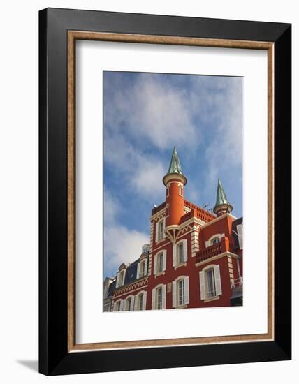 Building Detail, Somme Bay, Le Crotoy, Picardy, France-Walter Bibikow-Framed Photographic Print