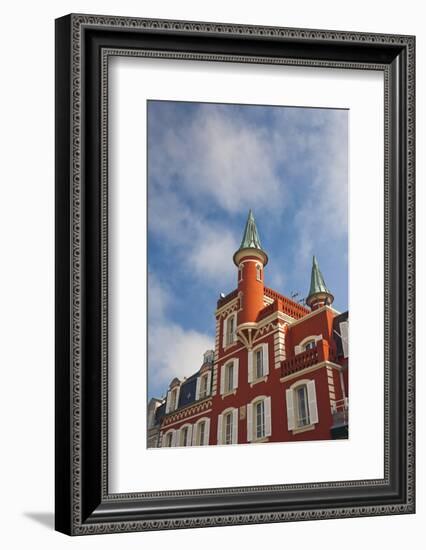 Building Detail, Somme Bay, Le Crotoy, Picardy, France-Walter Bibikow-Framed Photographic Print