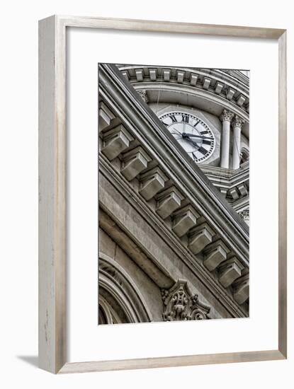 Building Detail: Tippecanoe County Courthouse, Lafayette, Indiana-Rona Schwarz-Framed Photographic Print