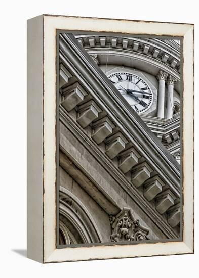 Building Detail: Tippecanoe County Courthouse, Lafayette, Indiana-Rona Schwarz-Framed Premier Image Canvas