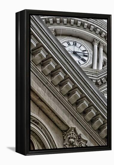 Building Detail: Tippecanoe County Courthouse, Lafayette, Indiana-Rona Schwarz-Framed Premier Image Canvas