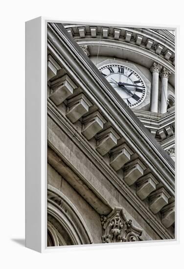 Building Detail: Tippecanoe County Courthouse, Lafayette, Indiana-Rona Schwarz-Framed Premier Image Canvas