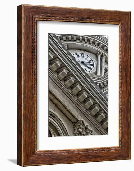 Building Detail: Tippecanoe County Courthouse, Lafayette, Indiana-Rona Schwarz-Framed Photographic Print