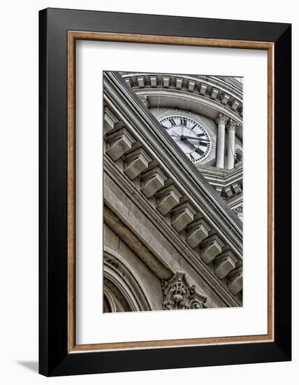 Building Detail: Tippecanoe County Courthouse, Lafayette, Indiana-Rona Schwarz-Framed Photographic Print