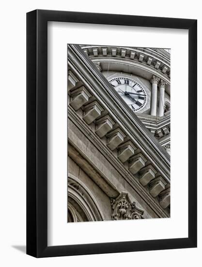 Building Detail: Tippecanoe County Courthouse, Lafayette, Indiana-Rona Schwarz-Framed Photographic Print