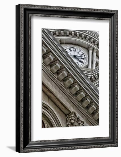 Building Detail: Tippecanoe County Courthouse, Lafayette, Indiana-Rona Schwarz-Framed Photographic Print