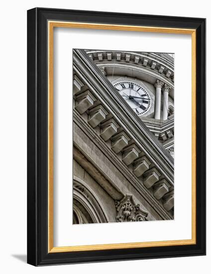 Building Detail: Tippecanoe County Courthouse, Lafayette, Indiana-Rona Schwarz-Framed Photographic Print