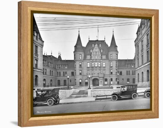 Building Fa?e, Early 1900s-Marvin Boland-Framed Premier Image Canvas