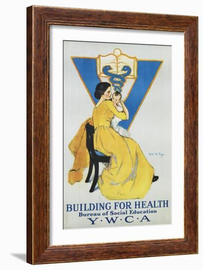 Building for Health, Y.W.C.A. Poster-Marie Danforth Page-Framed Giclee Print