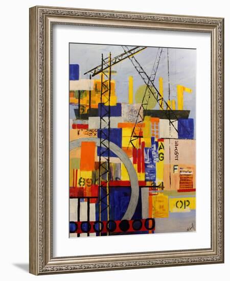 Building for the Future-Margaret Coxall-Framed Giclee Print