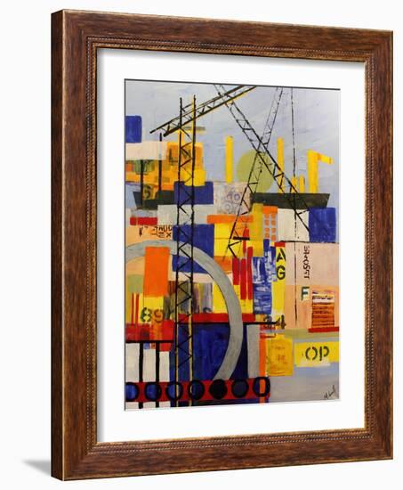 Building for the Future-Margaret Coxall-Framed Giclee Print