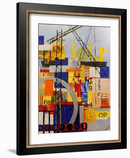 Building for the Future-Margaret Coxall-Framed Giclee Print