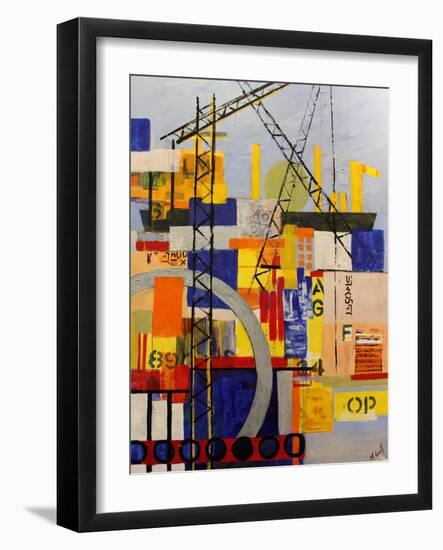 Building for the Future-Margaret Coxall-Framed Giclee Print