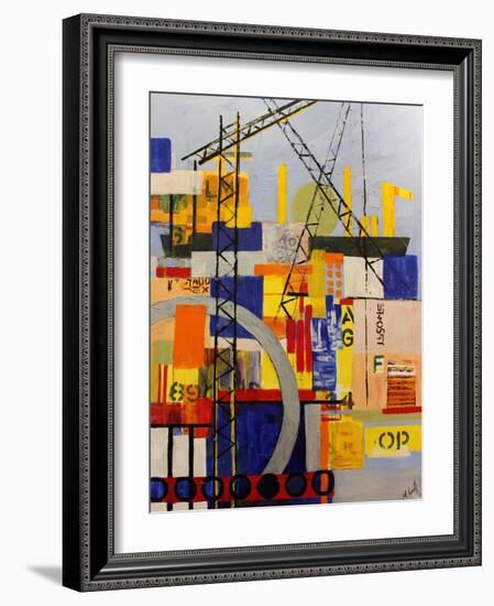 Building for the Future-Margaret Coxall-Framed Giclee Print