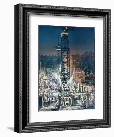 Building in Berkeley Square-Charles Cundall-Framed Giclee Print