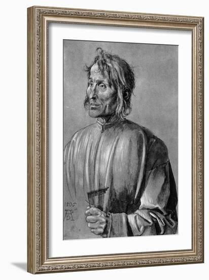 Building Master Hieronymus of Augsburg, 1506-Albrecht Durer-Framed Giclee Print