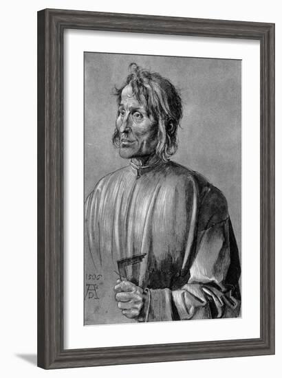 Building Master Hieronymus of Augsburg, 1506-Albrecht Durer-Framed Giclee Print