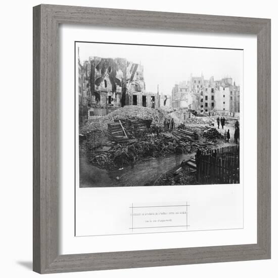 Building of Avenue De L'Opera, Butte Des Moulins, Rue Street Saint-Roch, Paris, 1858-78-Charles Marville-Framed Giclee Print