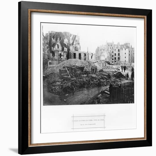 Building of Avenue De L'Opera, Butte Des Moulins, Rue Street Saint-Roch, Paris, 1858-78-Charles Marville-Framed Giclee Print