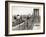 Building of Brooklyn Bridge-null-Framed Giclee Print