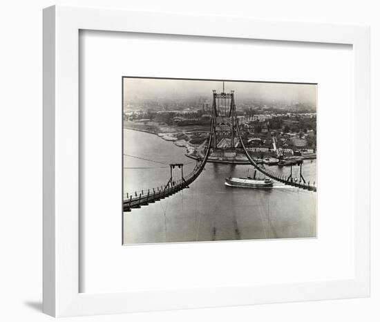 Building of the Triborough Bridge-null-Framed Photographic Print