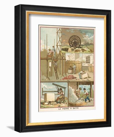 Building Stone-null-Framed Giclee Print