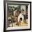 "Building the Doghouse", March 24, 1951-Amos Sewell-Framed Giclee Print