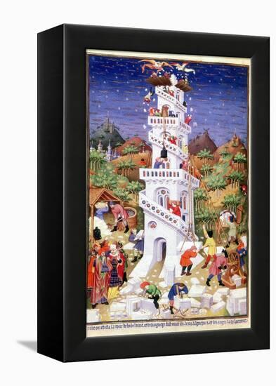 Building the Tower of Babel-null-Framed Premier Image Canvas