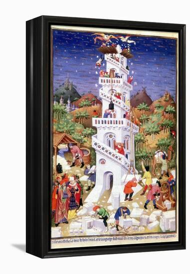 Building the Tower of Babel-null-Framed Premier Image Canvas