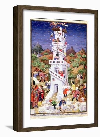 Building the Tower of Babel-null-Framed Giclee Print