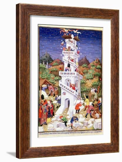 Building the Tower of Babel-null-Framed Giclee Print