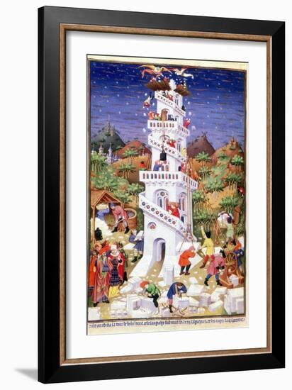 Building the Tower of Babel-null-Framed Giclee Print