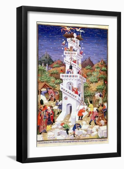 Building the Tower of Babel-null-Framed Giclee Print