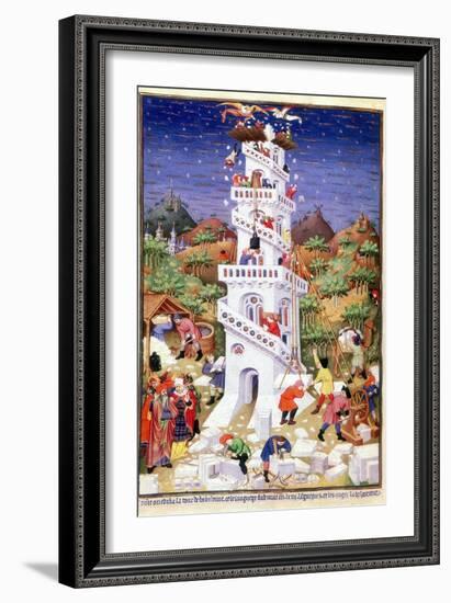 Building the Tower of Babel-null-Framed Giclee Print